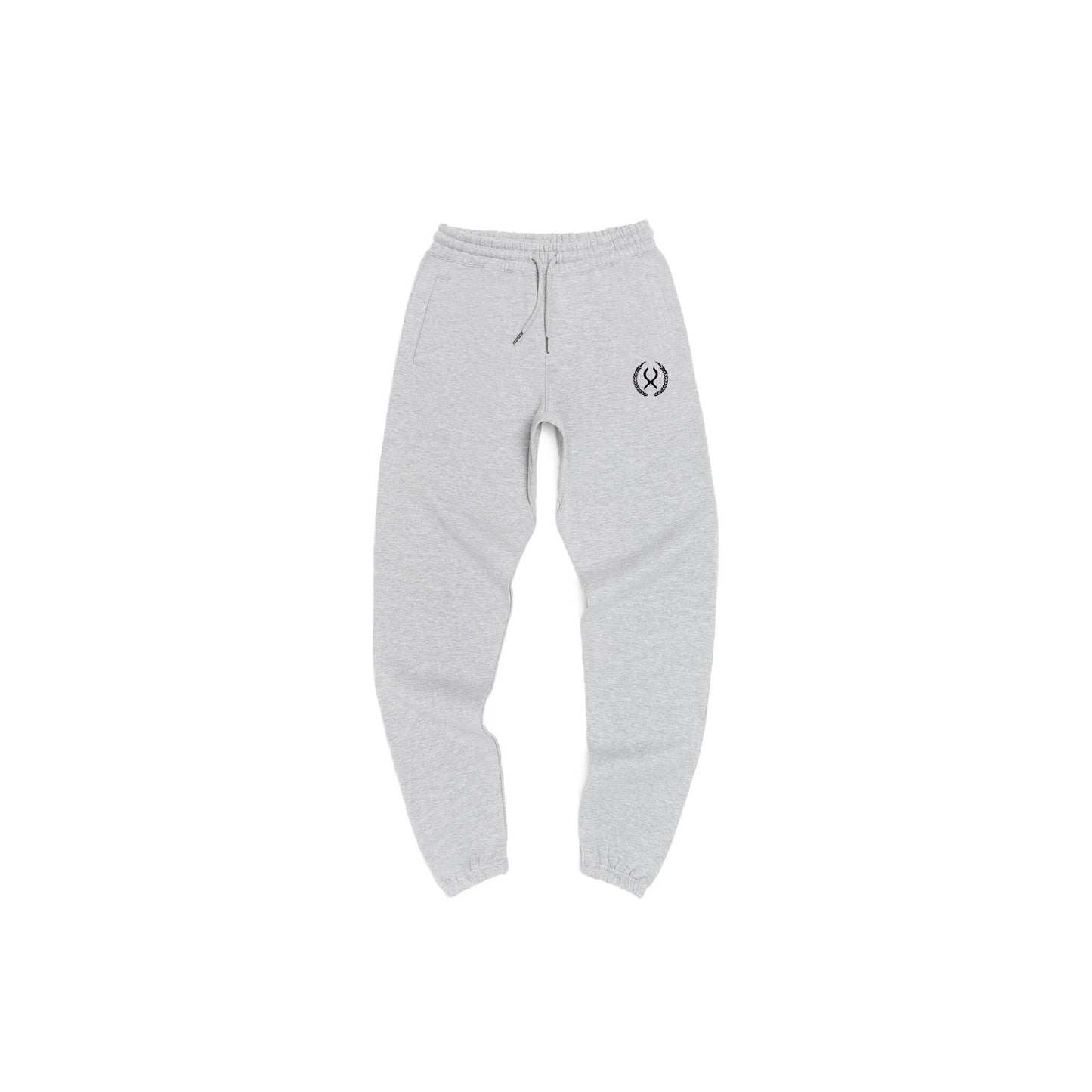 Heather Grey Logo Sweatpants