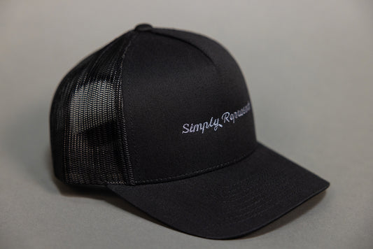 Black Simply Represent Snapback