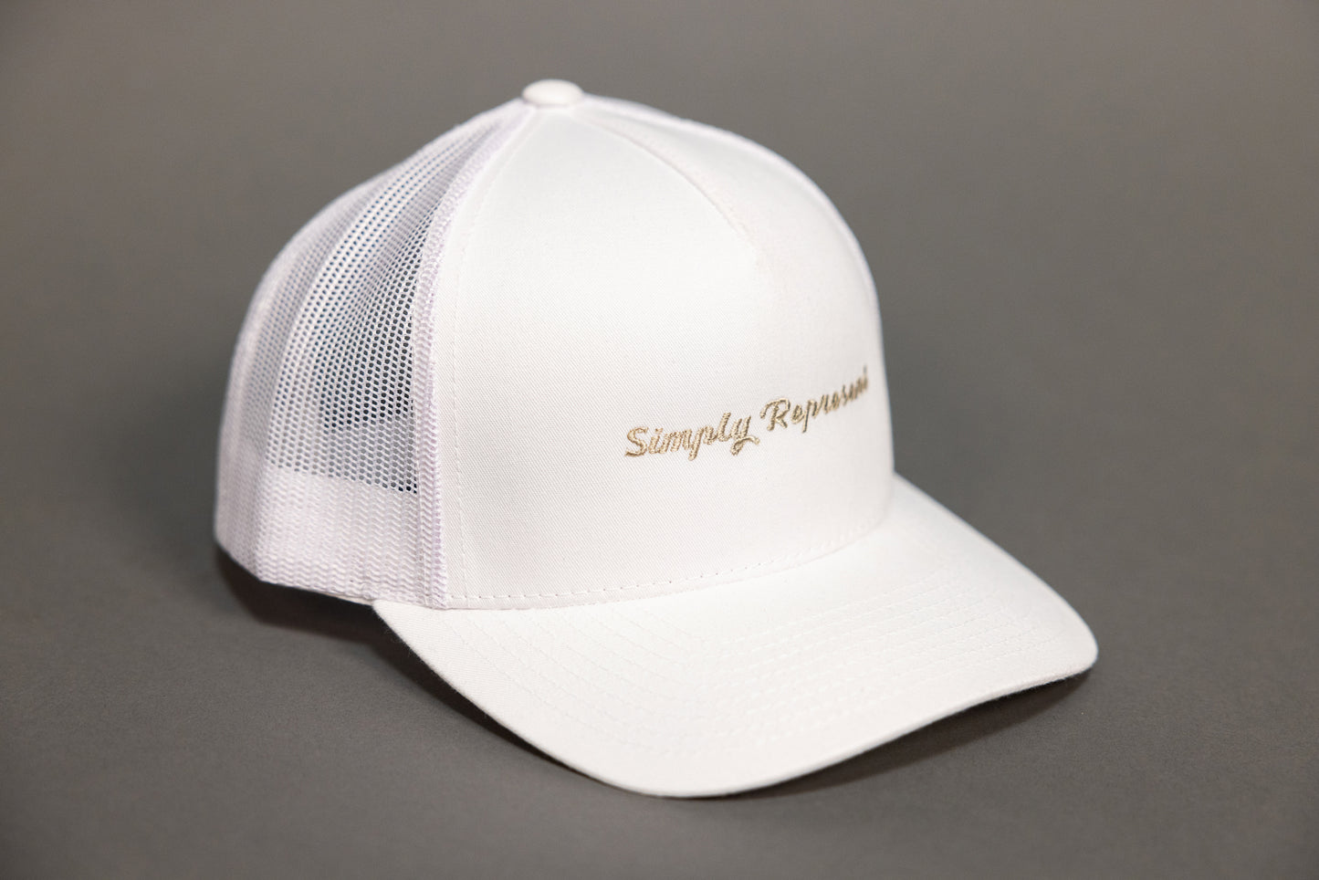 White Simply Represent Snapback