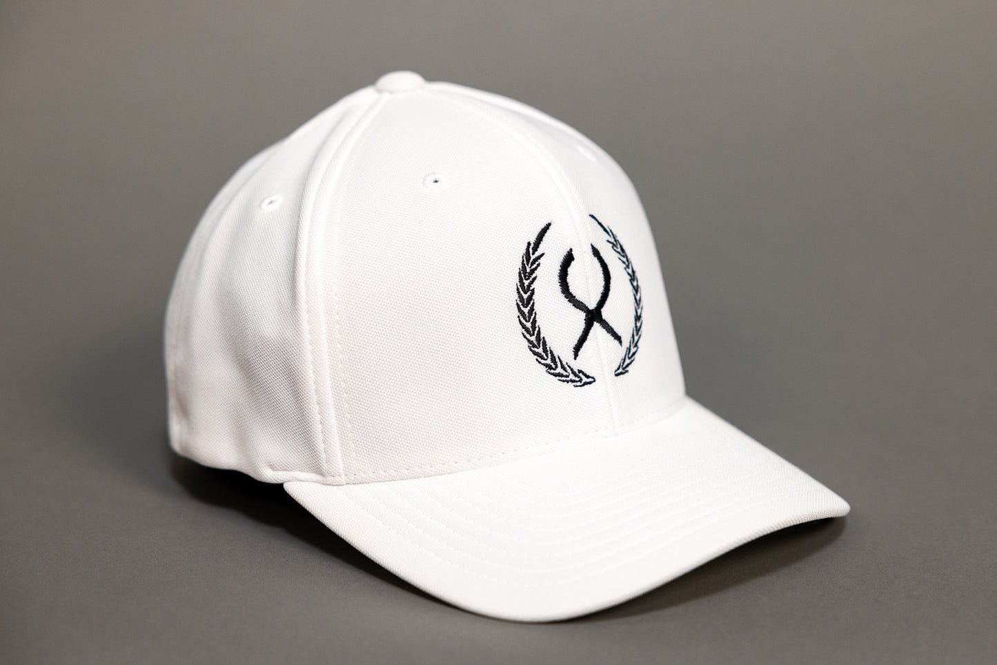 White Logo Sports Hat