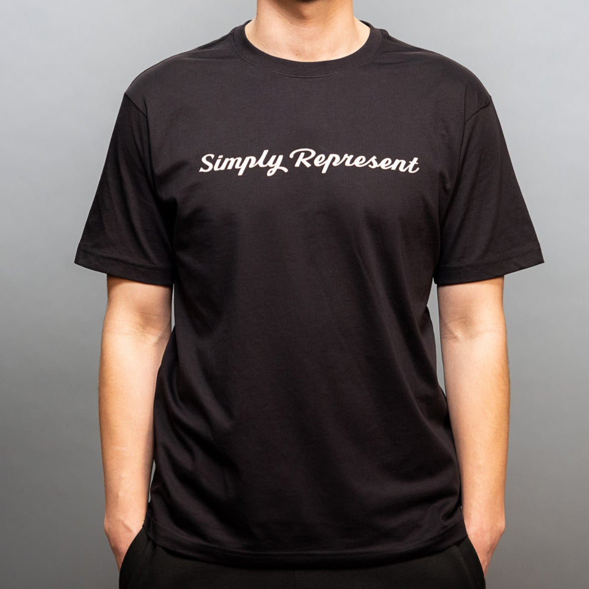Black Simply Represent Shirt