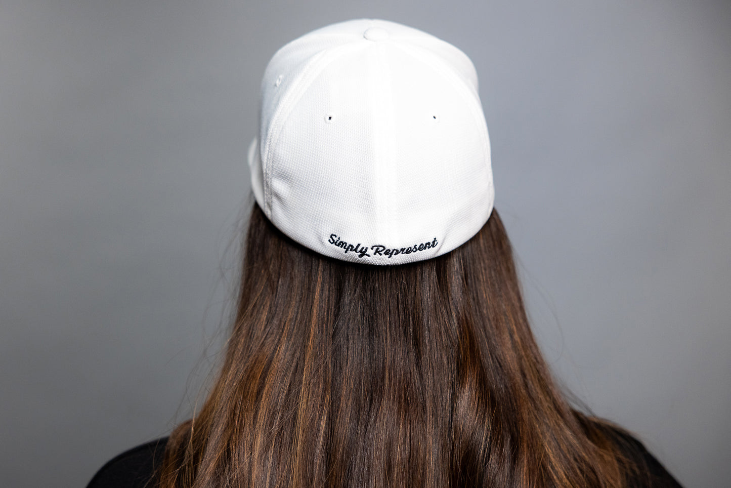 White Logo Sports Hat