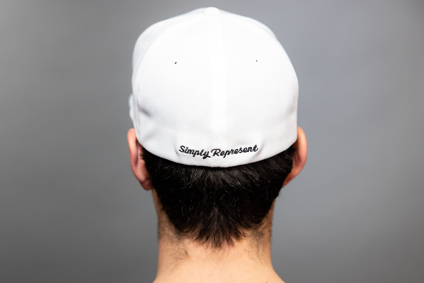 White Logo Sports Hat