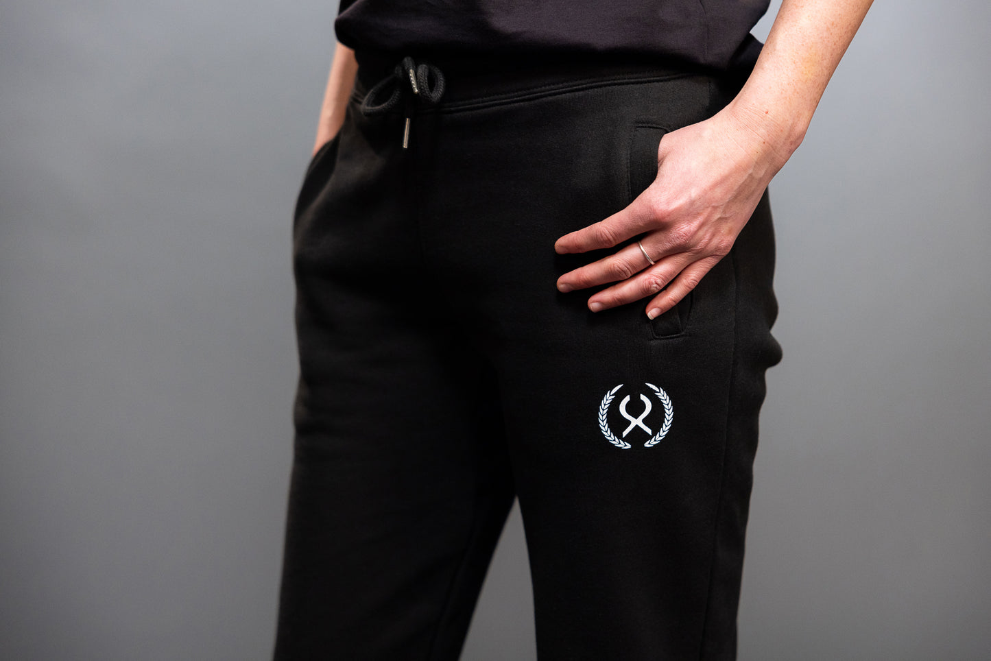 Black Logo Sweatpants