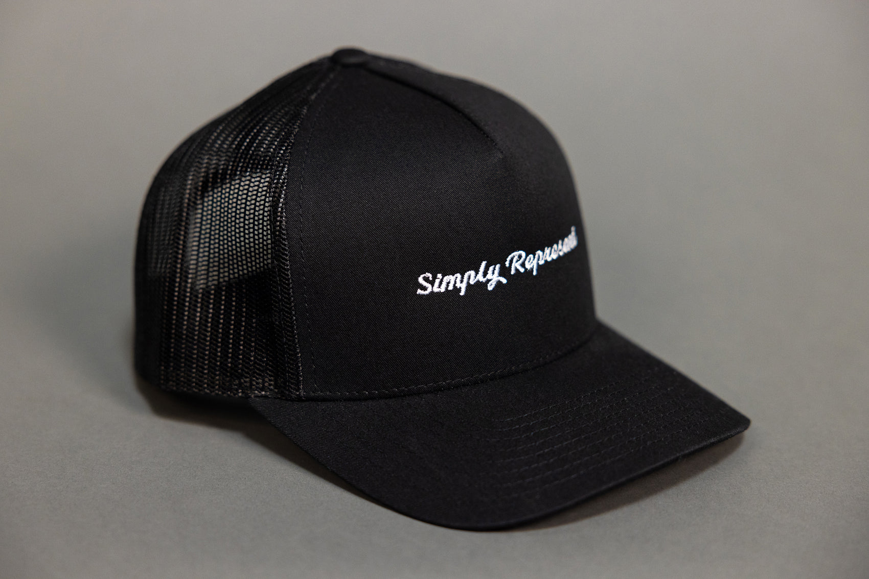 Black Simply Represent Snapback