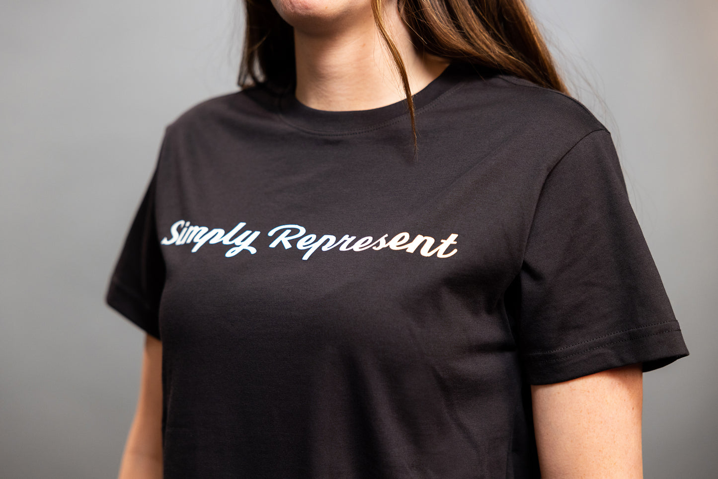 Black Simply Represent Shirt
