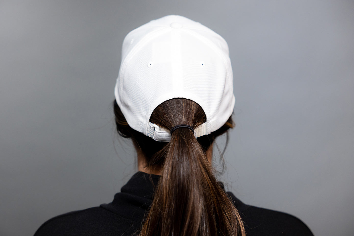 White Logo Sports Hat